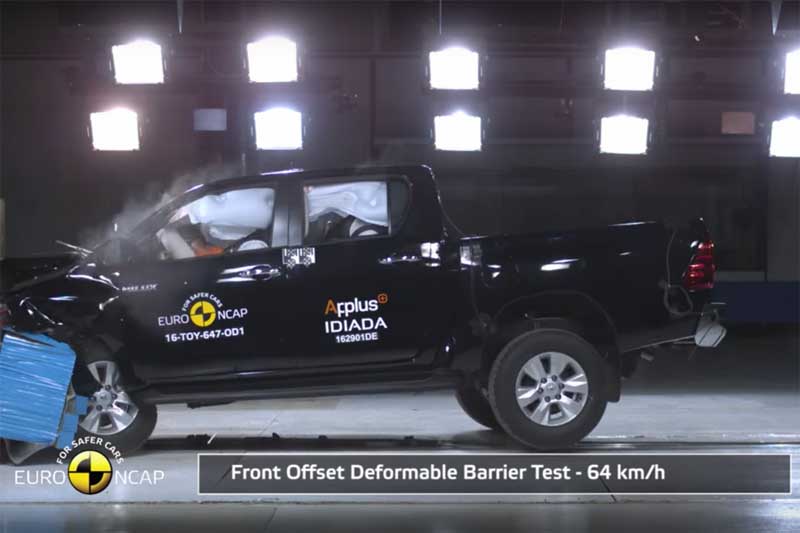 Βαθμολογίες «δύο ταχυτήτων» για Toyota Hilux και KIA Niro στo EuroNCAP